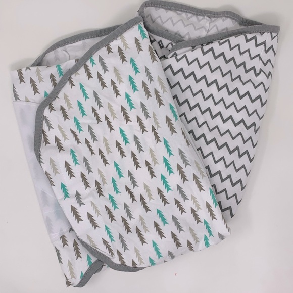 2 Baby 14-18 lbs swaddle blanket wraps cotton & velcro 3-6 months boy girl large - Picture 1 of 6